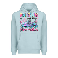 Blue Mist party in slow motion Premium Hoodie - JahusDesignShop