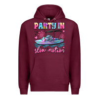 Burgundy party in slow motion Premium Hoodie - JahusDesignShop