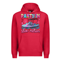 Cardinal party in slow motion Premium Hoodie - JahusDesignShop