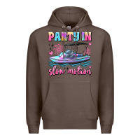 Coffee party in slow motion Premium Hoodie - JahusDesignShop