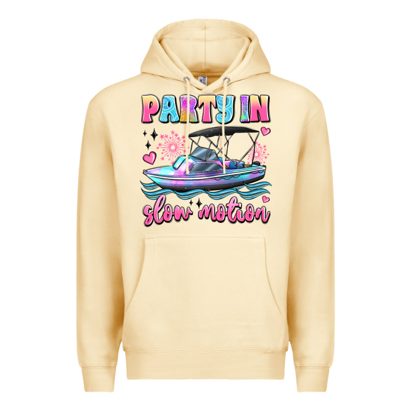 Party In Slow Motion Premium Hoodie by JahusDesignShop | Teevron