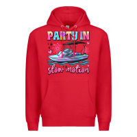 Red party in slow motion Premium Hoodie - JahusDesignShop