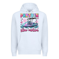 White party in slow motion Premium Hoodie - JahusDesignShop