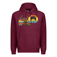 Burgundy Level 29 Unlocked Premium Hoodie - Bettercallsaul