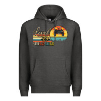 Charcoal Heather Level 29 Unlocked Premium Hoodie - Bettercallsaul