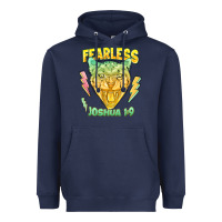 Navy fearless joshua 1 9 cheetah Heavyweight Hoodie - LillyAllenDesigns