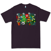 Plum christmas trees with soccer Premium Tee - Zillion Design Studio