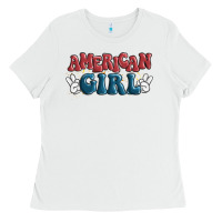 White american girl Ladies Tee - MaliasSmallBusiness