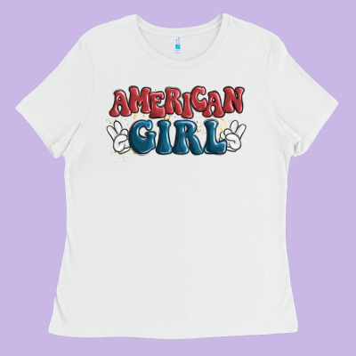Ladies Tee american girl