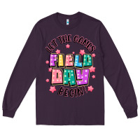 Plum field day let the games begin Long Sleeve Tee - JahusDesignShop