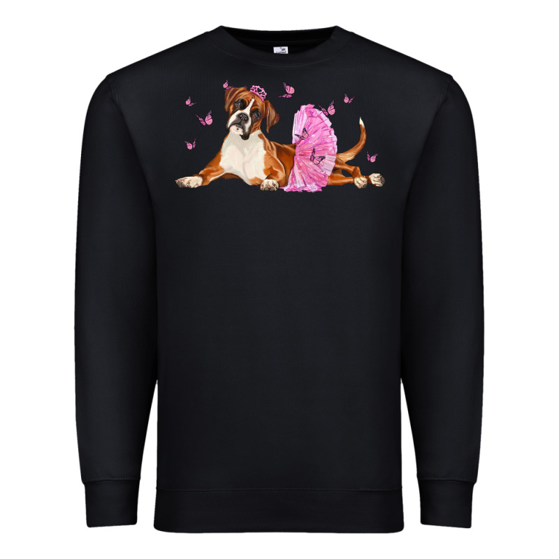 Boxer Dog With Tutu Premium Sweatshirt by LillyAllenDesigns | Teevron