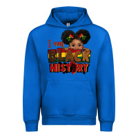Cobalt i am black history black girl peekaboo juneteenth Urban Hoodie - CowGirlArtShop
