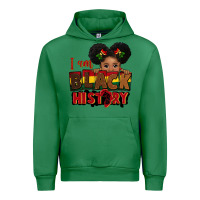Emerald i am black history black girl peekaboo juneteenth Urban Hoodie - CowGirlArtShop