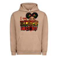 Pigment Burro i am black history black girl peekaboo juneteenth Urban Hoodie - CowGirlArtShop