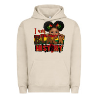 Pigment French Oak i am black history black girl peekaboo juneteenth Urban Hoodie - CowGirlArtShop