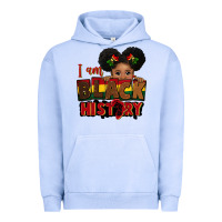 Pigment Grape Ice i am black history black girl peekaboo juneteenth Urban Hoodie - CowGirlArtShop