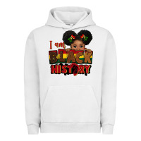 I Am Black History Black Girl Peekaboo Juneteenth Urban Hoodie | Teevron