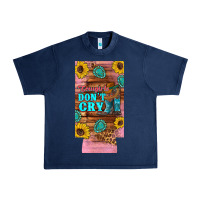 Navy cowgirls don't crty boots hat sunflowers 12 oz can cooler  (slim) Urban Heavy Tee - Artiststas