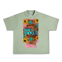 Oil Green cowgirls don't crty boots hat sunflowers 12 oz can cooler  (slim) Urban Heavy Tee - Artiststas
