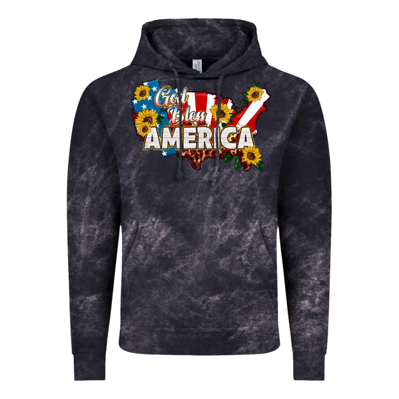 God Bless America Vintage Hoodie by HRA Design Shop | Teevron