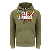 Vintage Olive god bless america Vintage Hoodie - HRA Design Shop