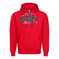 Red me sarcastic nah... Zipper Hoodie - MaliasSmallBusiness
