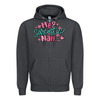 Smoke me sarcastic nah... Zipper Hoodie - MaliasSmallBusiness