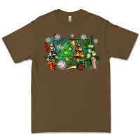 Cacao christmas trees with volleyball Premium Tee - Zillion Design Studio