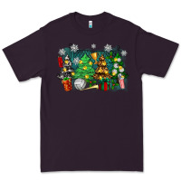 Plum christmas trees with volleyball Premium Tee - Zillion Design Studio