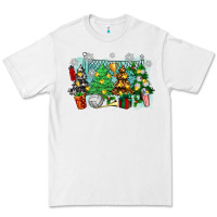 White christmas trees with volleyball Premium Tee - Zillion Design Studio