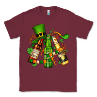 Burgundy st patrick's beers flags and hat Classic Tee - AdoDesignShop