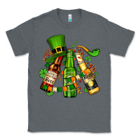 Charcoal Heather st patrick's beers flags and hat Classic Tee - AdoDesignShop