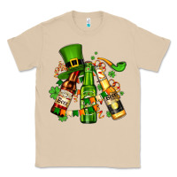 Mushroom st patrick's beers flags and hat Classic Tee - AdoDesignShop