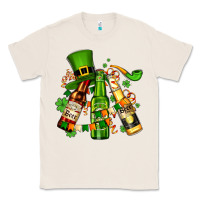 Natural st patrick's beers flags and hat Classic Tee - AdoDesignShop