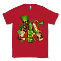 Red st patrick's beers flags and hat Classic Tee - AdoDesignShop