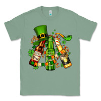 Sage st patrick's beers flags and hat Classic Tee - AdoDesignShop