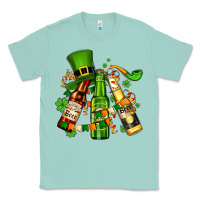 Seafoam st patrick's beers flags and hat Classic Tee - AdoDesignShop