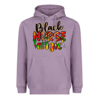 Lavender black nurse magic Heavyweight Hoodie - LillyAllenDesigns
