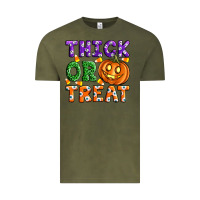 Vintage Olive Thick Or Treat Vintage Tee - Artiststas