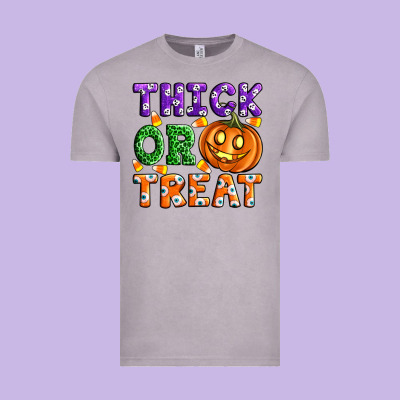 Thick Or Treat Vintage Tee Designed By Artiststas