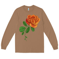 Toasted Coconut Burst Of Joy Rose Long Sleeve Tee - LillyAllenDesigns