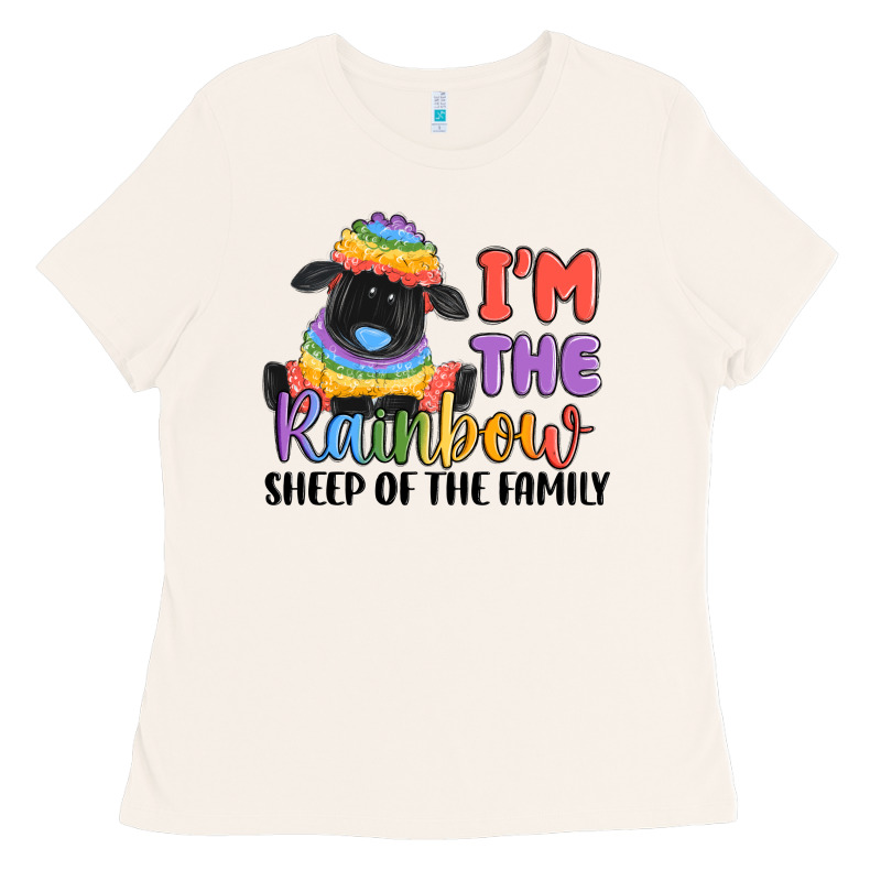 I'm The Rainbow Sheep Of The Family Ladies Tee by MaliasSmallBusiness | Teevron