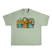 Oil Green gods country Urban Heavy Tee - AdoDesignShop