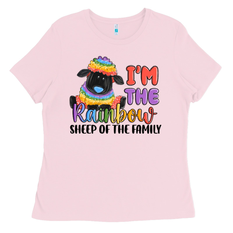 I'm The Rainbow Sheep Of The Family Ladies Tee by MaliasSmallBusiness | Teevron