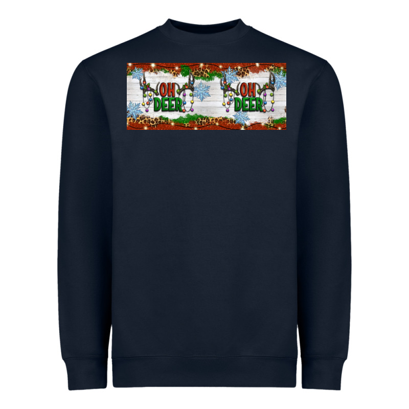 Oh Deer Christmas Heavyweight Sweatshirt by Artiststas | Teevron