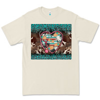 Bone western nurse stethoscope turquoise leopardes Premium Tee - BarkalooDesign