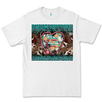 White western nurse stethoscope turquoise leopardes Premium Tee - BarkalooDesign