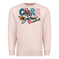 Pale Pink Caregiver Premium Sweatshirt - LillyAllenDesigns