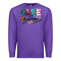 Purple Caregiver Premium Sweatshirt - LillyAllenDesigns