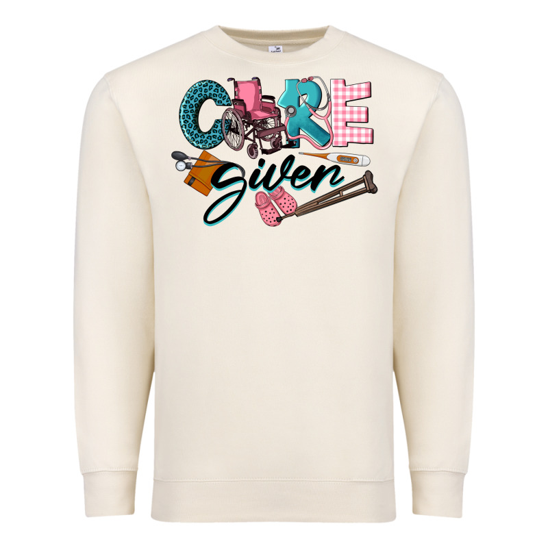 Caregiver Premium Sweatshirt by LillyAllenDesigns | Teevron